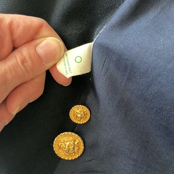 🍄Beecher Brook Navy Double Breasted Blazer (M) - Picture 12 of 12